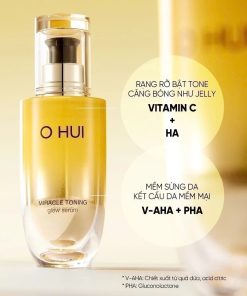 Tinh chất OHUI làm sáng, hỗ trợ làm đều màu da, tẩy tế bào chết dịu nhẹ, tạo độ căng, độ bóng khỏe, cho da giàu sức sống – 50ml