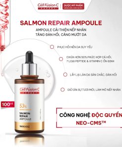 Ampoule Cải Thiện Nếp Nhăn, Tăng Đàn Hồi, Chống Lão Hoá Cell Fusion C Expert Time Reverse Salmon Repair Ampoule 100ml