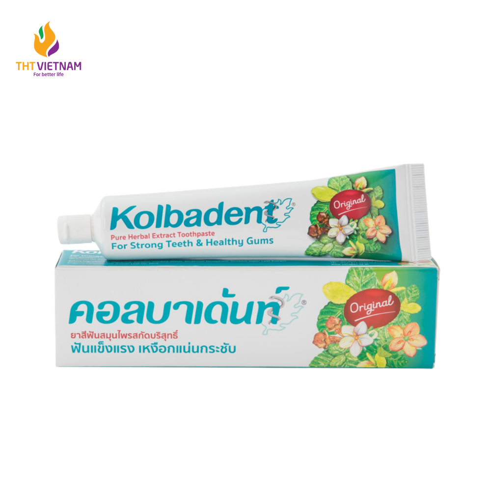 Kem đánh răng thảo dược thuần khiết Kolbadent Thái Lan 100g