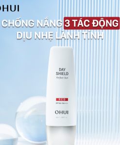 Kem chống nắng OHUI RED có UV cao, ngăn bụi bẩn, chống thấm nước và giúp giảm vết ửng đỏ – 50ml