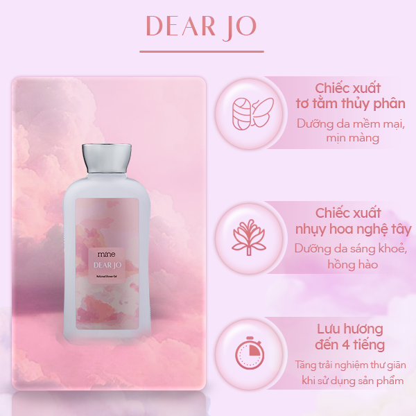 Hộp quà tặng Mine Sữa tắm & Nước hoa Dear Jo