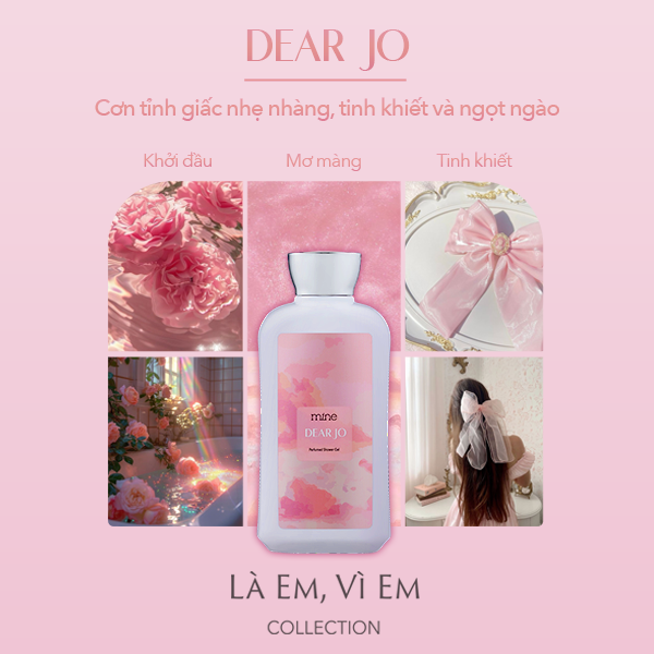 Hộp quà tặng Mine Sữa tắm & Nước hoa Dear Jo
