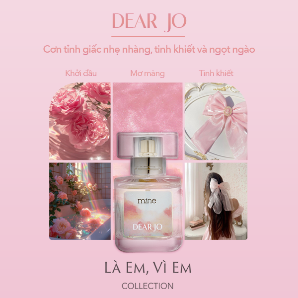 Hộp quà tặng Mine Sữa tắm & Nước hoa Dear Jo