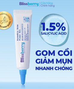 Gel bôi mụn giảm sưng & mờ thâm Blissberry 15ml