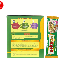 Sữa hạt Delta Go dinh dưỡng lành mạnh, hỗ trợ xương khớp, tăng cường sức khỏe (hộp 30gói)