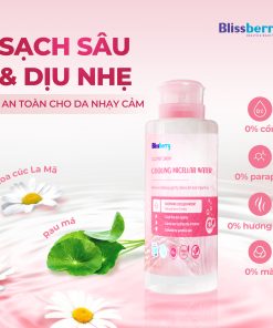 Nước tẩy trang sạch sâu & dịu nhẹ Blissberry 200ml