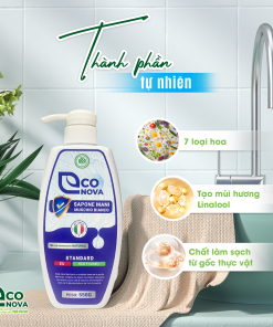 Combo 3 chai sữa rửa tay xạ hương Econova (550g x 3)