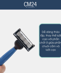 Bộ 2 lưỡi dao cạo râu CM24 3+ Kit