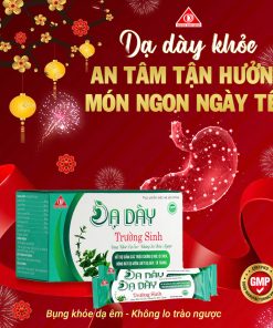 Dạ Dày Trường Sinh hỗ trợ giảm acid dạ dày, triệu chứng ợ hơi, ợ chua (10 gói/ hộp)