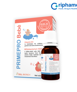 Men vi sinh PrimePro Bebé – Hỗ trợ phát triển toàn diện (Lọ 7,5ml)