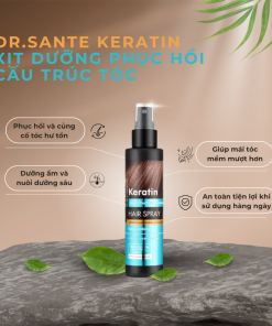 Xịt dưỡng Dr.Sante Keratin phục hồi cấu trúc tóc 150 ml