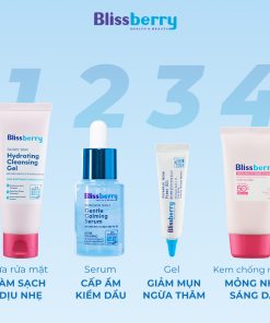 Kem chống nắng mỏng nhẹ sáng da SPF50+, PA+++ Blissberry 60ml