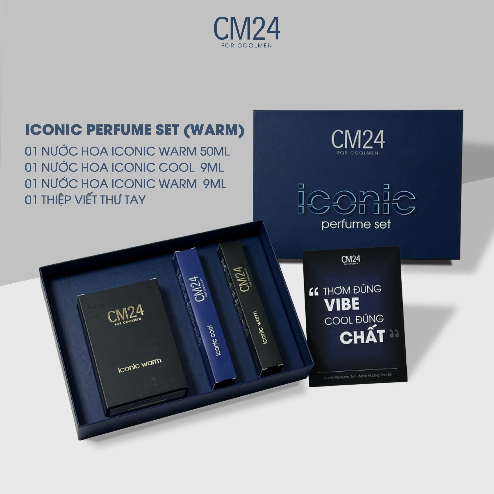 Combo Set nước hoa Iconic Warm 68ml