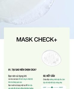 Mặt Nạ Rau Má Hạ Nhiệt -4.5 Độ Giảm Mụn & Làm Dịu Da Ửng Đỏ Cháy Nắng Cell Fusion C Cica Cooling Mask