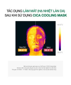 Mặt Nạ Rau Má Hạ Nhiệt -4.5 Độ Giảm Mụn & Làm Dịu Da Ửng Đỏ Cháy Nắng Cell Fusion C Cica Cooling Mask