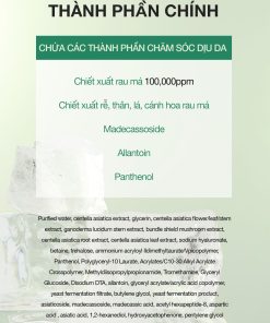 Mặt Nạ Rau Má Hạ Nhiệt -4.5 Độ Giảm Mụn & Làm Dịu Da Ửng Đỏ Cháy Nắng Cell Fusion C Cica Cooling Mask