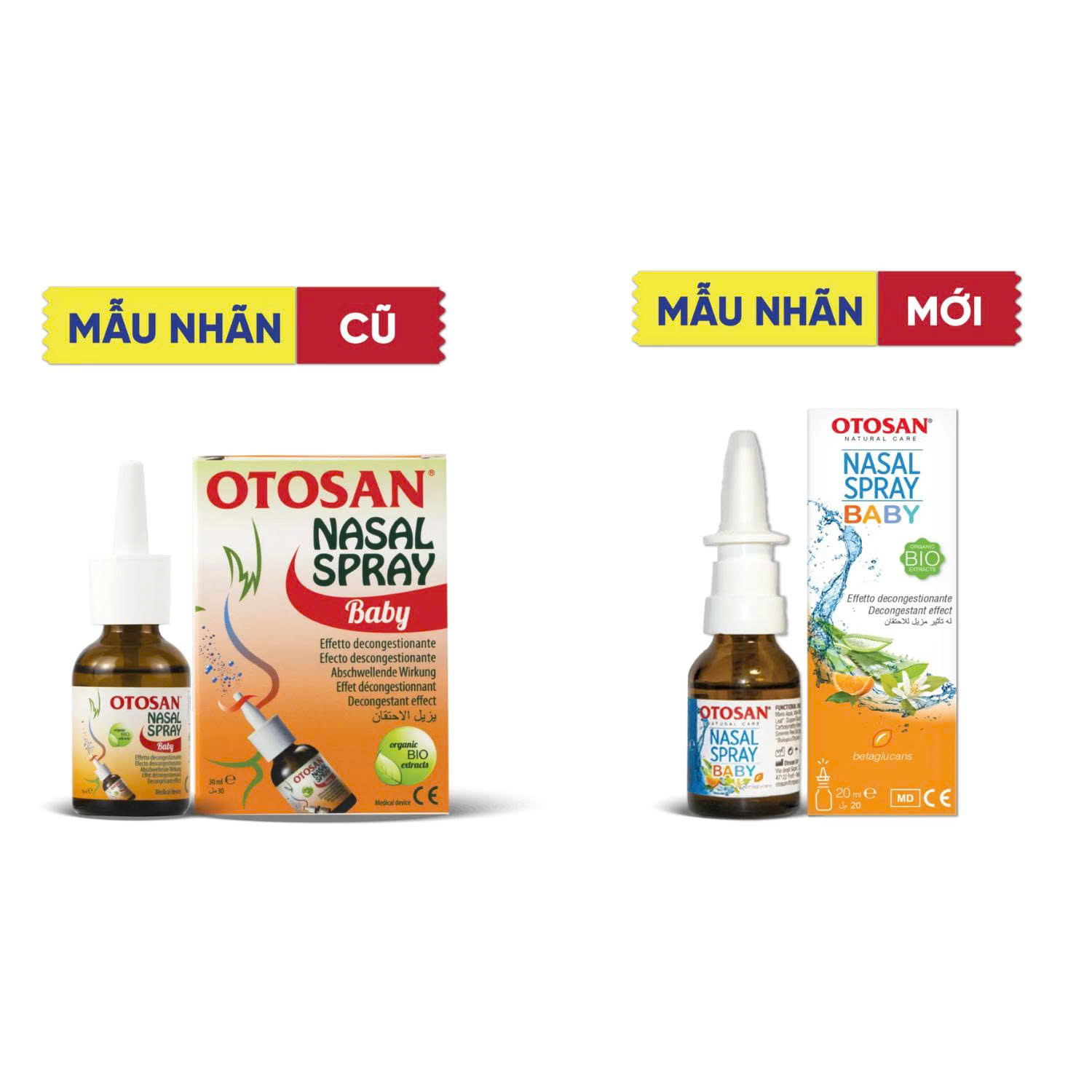 Xịt Mũi Otosan Baby – Thảo Dược Tự Nhiên Giúp Giảm Nghẹt Mũi, Kháng Viêm, Dưỡng Ẩm Niêm Mạc Cho Bé – Lọ 20 ml