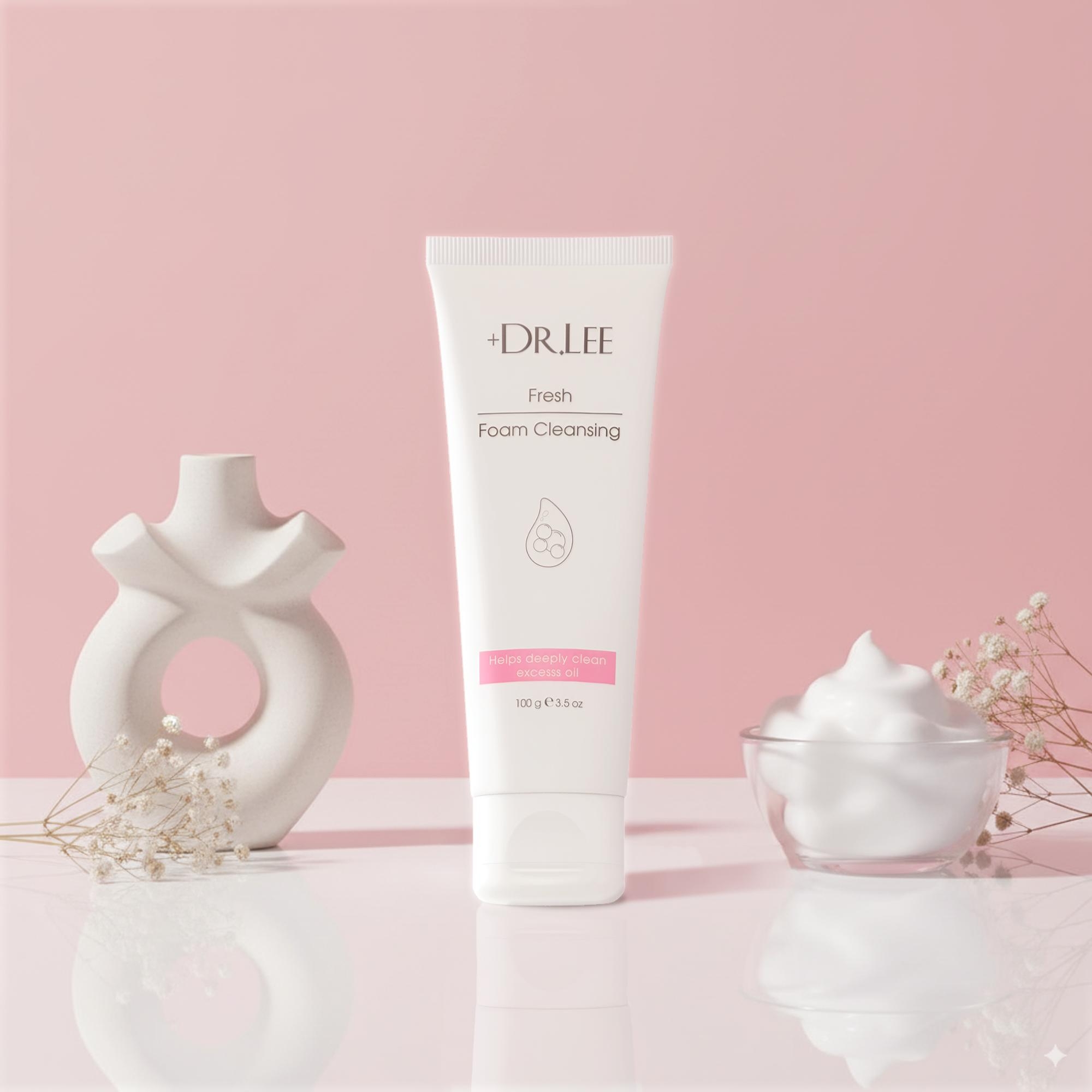 Sữa rửa mặt +Dr.lee hỗ trợ làm sạch sâu & dưỡng ẩm da 100g – Fresh Foam Cleansing