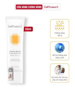 Kem chống nắng an toàn cho mọi loại da Cell Fusion C Derma Relief Sunscreen 100 SPF50+/PA++++ 50ml