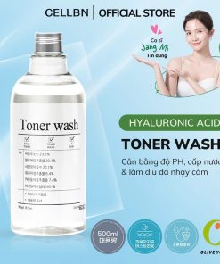 Toner Dưỡng Ẩm Hyaluronic Acid CELLBN Cấp độ ẩm sâu, tăng đàn hồi, giảm sự nếp nhăn và mềm da 500ml