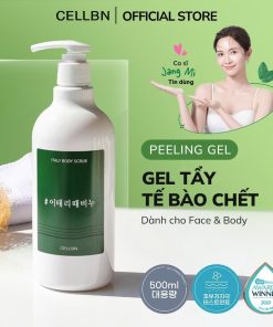 Gel tẩy tế bào chết dịu nhẹ cho Face & Body CELLBN Tẩy da chết, làm sáng và mịn da 500ml