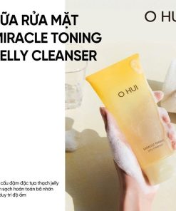 Gel rửa mặt OHUI giúp da sạch và căng bóng trong suốt nhưng vẫn ẩm mịn sau khi rửa – 180ml