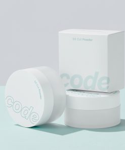 Phấn phủ bột kiềm dầu CODE GLOKOLOR mỏng mịn, hấp thụ dầu thừa, khô thoáng OIL CUT POWDER – 6g