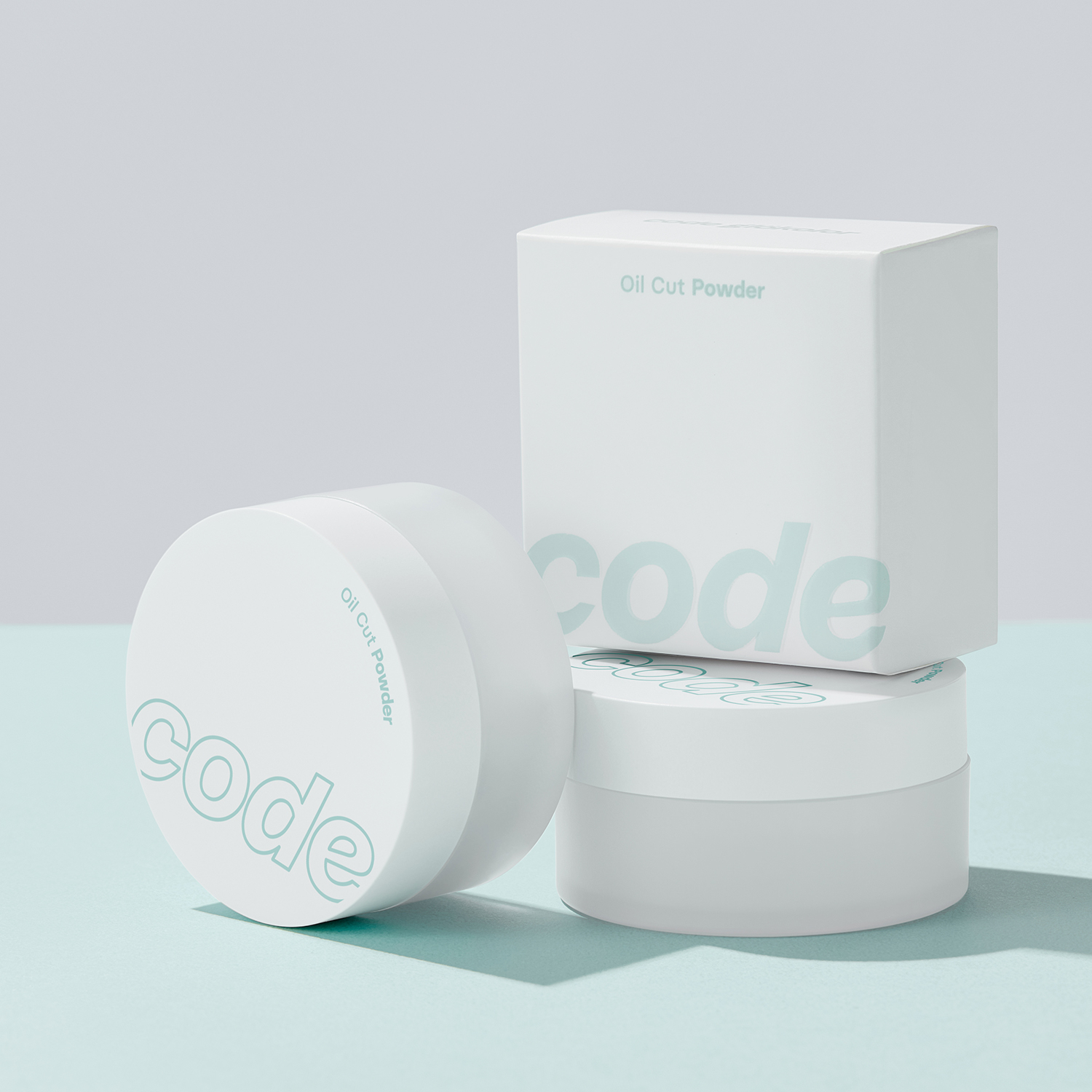 Phấn phủ bột kiềm dầu CODE GLOKOLOR mỏng mịn, hấp thụ dầu thừa, khô thoáng OIL CUT POWDER – 6g