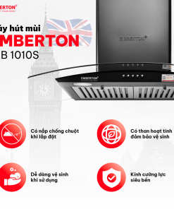 Máy hút mùi kính cong EMBERTON EB 1010S