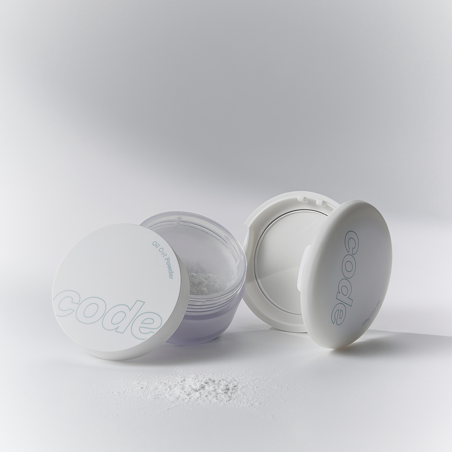 Phấn phủ dạng nén kiềm dầu CODE GLOKOLOR mỏng mịn, hấp thụ dầu thừa, khô thoáng OIL CUT PACT – 8g