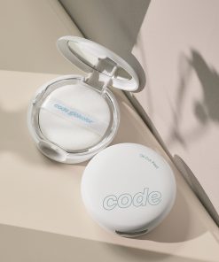 Phấn phủ dạng nén kiềm dầu CODE GLOKOLOR mỏng mịn, hấp thụ dầu thừa, khô thoáng OIL CUT PACT – 8g