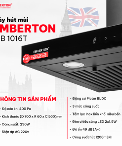 Máy hút mùi chữ T cảm ứng vẫy tay Emberton EB 1016T