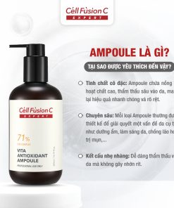 Ampoule dưỡng trắng và ngăn ngừa lão hóa Cell Fusion C Expert Vita Antioxidant Ampoule 300ml