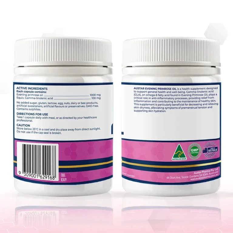 Viên Uống Austar Evening Primrose Oil – Tinh Dầu Hoa Anh Thảo (Hộp 60 viên)