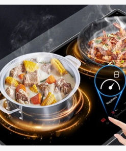 Bếp đôi điện từ Nagakawa UltraSlim NK2C22MB