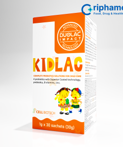Men vi sinh hỗ trợ tiêu hóa cho trẻ Kidlac (Hộp 30 gói)