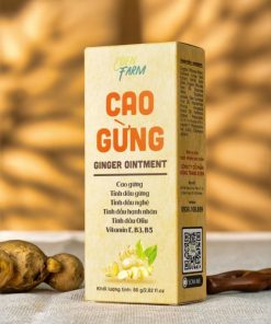 Cao gừng Eden Farm 80gr hỗ trợ nhức mỏi xương khớp, giữ ấm cơ thể, giảm mỡ bụng