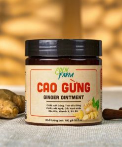 Cao gừng Eden Farm 180gr hỗ trợ nhức mỏi xương khớp, giữ ấm cơ thể, giảm mỡ bụng