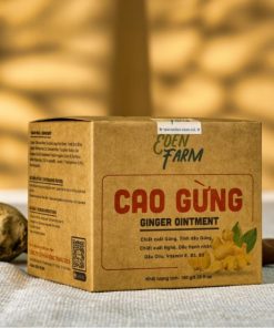 Cao gừng Eden Farm 180gr hỗ trợ nhức mỏi xương khớp, giữ ấm cơ thể, giảm mỡ bụng