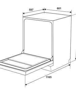 Máy rửa chén độc lập Hafele HDW-F6012S