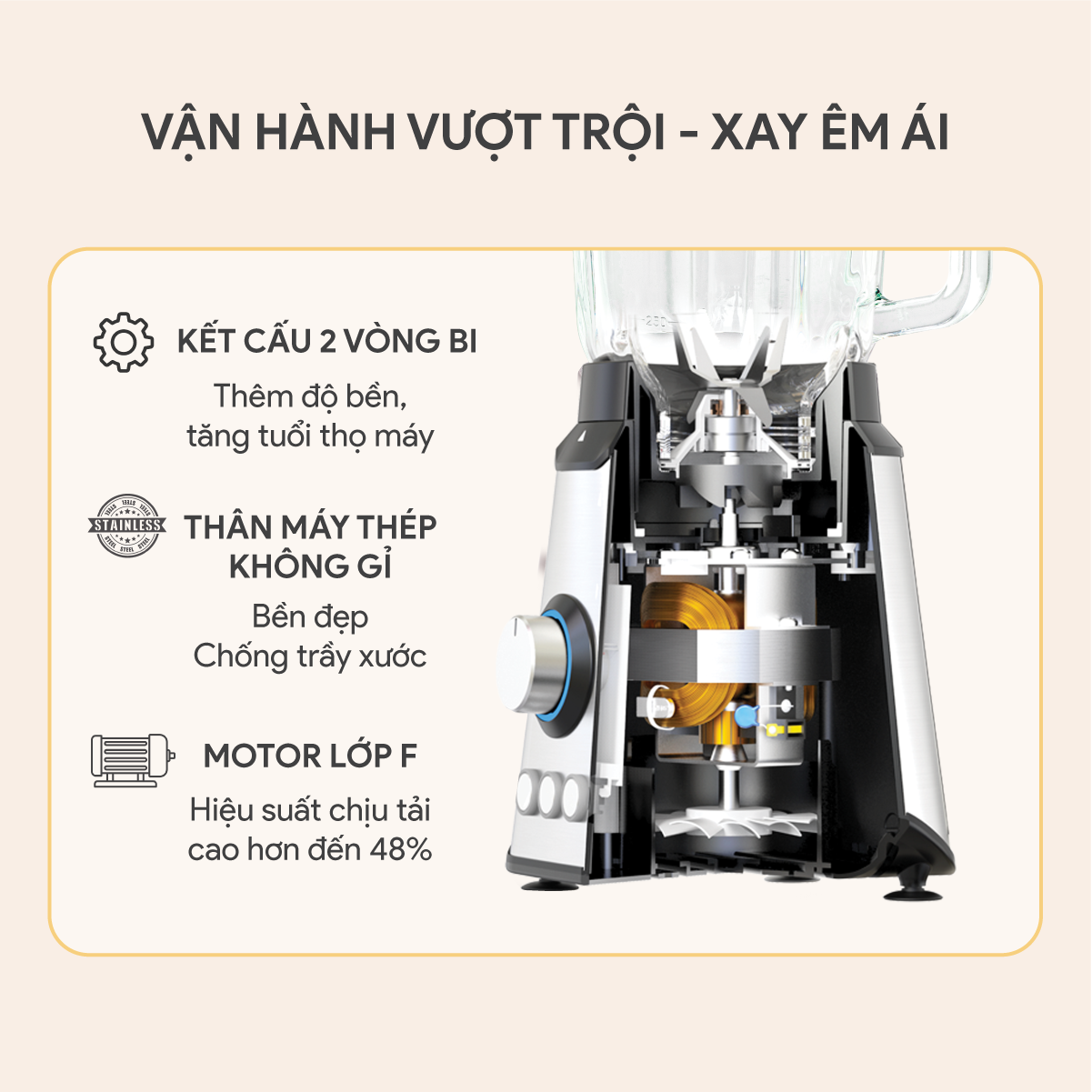 Máy Xay Sinh Tố BlueStone BLB-5339 1.5 Lít 800W