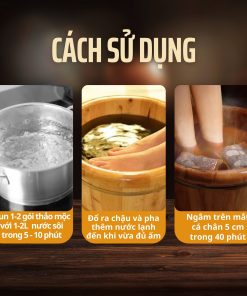 Ngâm chân thảo mộc dưỡng sinh Đông y AP Phú Hưng