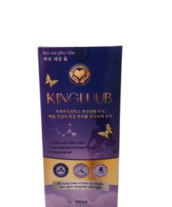 Bọt rửa phụ khoa Kingluub. Bổ sung men vi sinh lợi khuẩn, làm sạch vùng kín 100ml. Màu tím