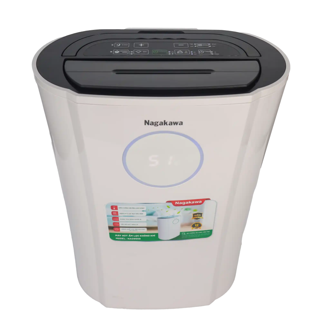 Máy hút ẩm lọc không khí 20L Nagakawa NAD8559