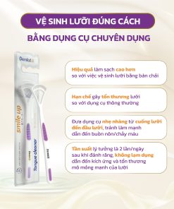 Dụng cụ vệ sinh lưỡi Dental B Tongue cleaner Smile up