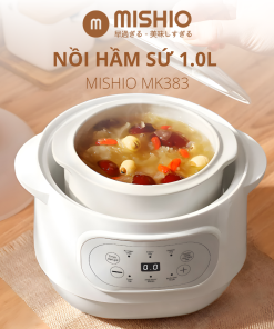 Nồi nấu cháo ăn dặm – chưng yến Mishio MK383 (1L)