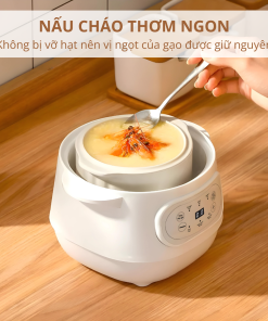 Nồi nấu cháo ăn dặm – chưng yến Mishio MK383 (1L)