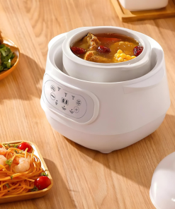 Nồi nấu cháo ăn dặm – chưng yến Mishio MK383 (1L)