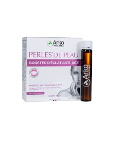 Nước uống collagen ARKOPHARMA PERLES DE PEAU hỗ trợ dưỡng ẩm da, làm đẹp da (Hộp 10 ống)