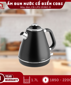 Ấm đun nước cổ điển COBI màu đen 1.7L_CB-LPS-1536D-B_341707